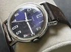 NO RESERVE Vintage 1978 TIMEX Mercury Kinetic Metallic Blue Face Watch