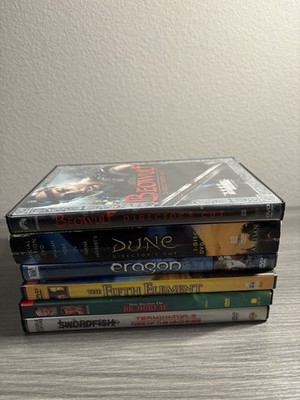 Sci-Fi Fantasy DVD Lot Dune Fifth Element Beowulf Eragon Terminator 3 Tested