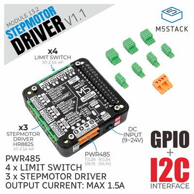 M5Stack Stepmotor Driver Module V1.1 (HR8825)