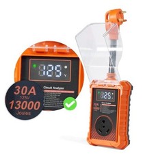 13000 J RV Surge Protector 30 Amp, Upgraded Dual-Monitor Display RV Power