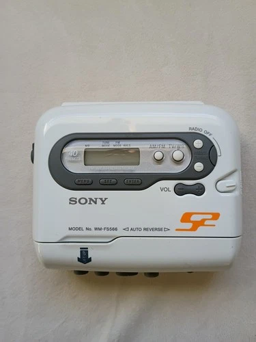 Vtg Sony WM-FS566 Walkman AM/FM Radio Cassette Tape Player  Working