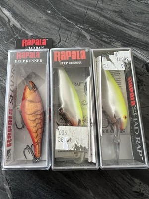 Rapala Shad Rap SR-7 Crankbaits Assortment Of Colors