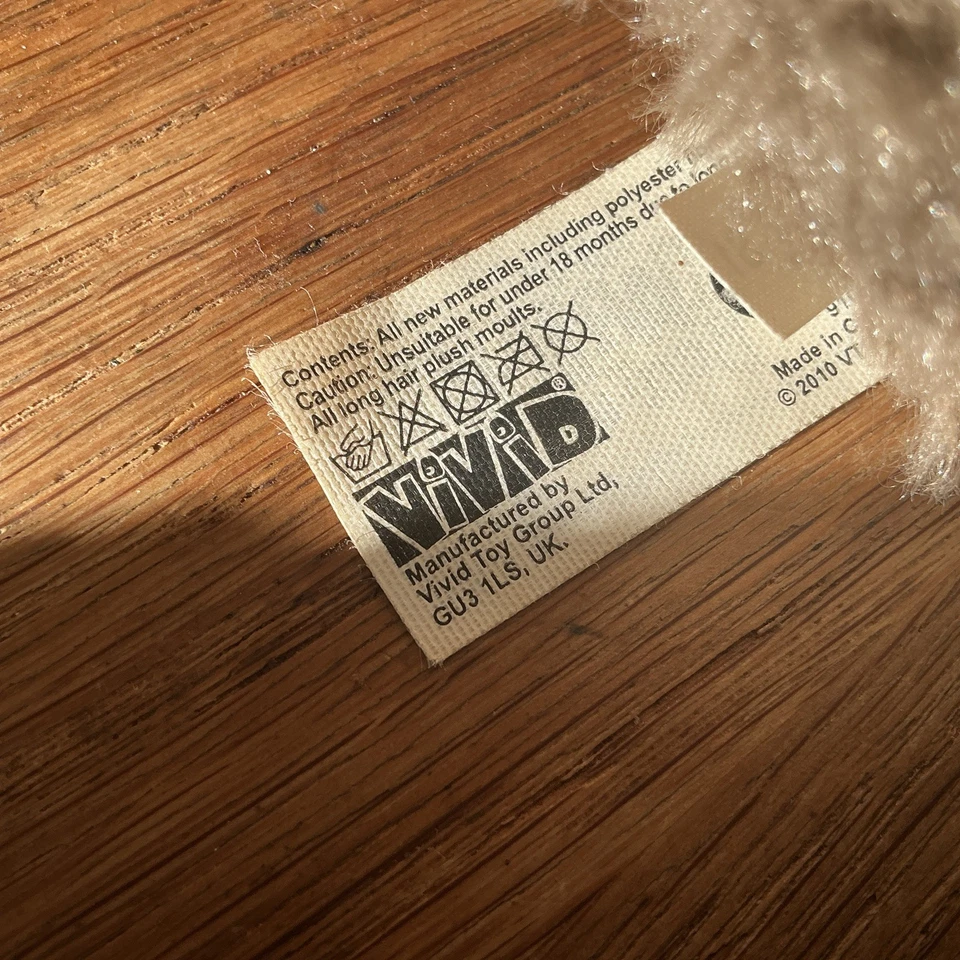 Little Charley Bear CBeebies Soft Stuffed Toys Plushies Teddies 2010 cBBC Teddy - Image 4 of 4