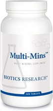 BIOTICS RESEARCH Multi Mins,Potent Bioavailable Multi Minerals 360 Tablets