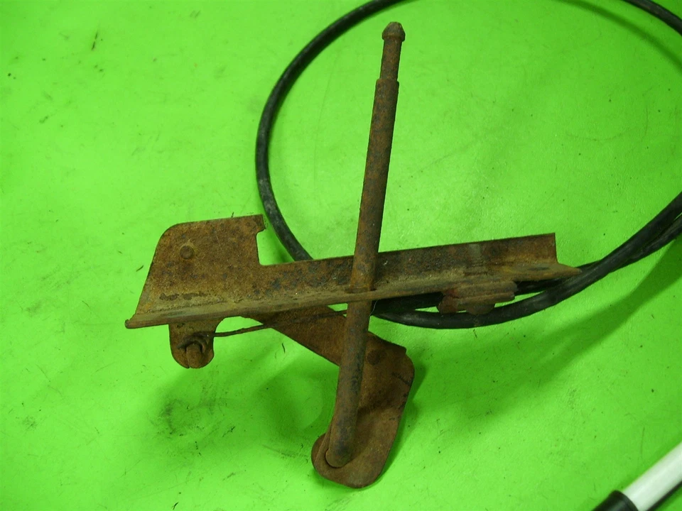 Dodge D100 Sweptline 1970 camión panel de retroceso mecanismo de cable de ventilación palanca de piso de aire Foto 3 de 4