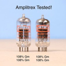 2 Vintage 1962 Raytheon JAN-CRP-5751 Tubes 3/Triple Mica Preamp 12AX7 ECC83 7025