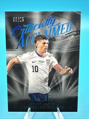   2024-25 Panini Noir Christian Pulisic Critically Acclaimed /25 USMNT #144  