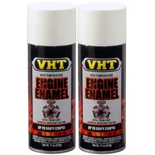 VHT High Temp Paint VHTSP129 (2-PACK); Engine Enamel 11oz Gloss White 550°F