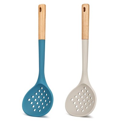 Kitchen Ladle Strainer, Large Slotted Spoon with High Heat Resistant BPA Free...