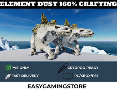  ARK Survival Ascended | PvE PC/XBOX/PS5 | Element Dust & BP Gacha 160% Craft