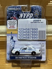 Greenlight 1/64 Ford Crown Victoria Police Interceptor NYPD Highway Patrol Decal