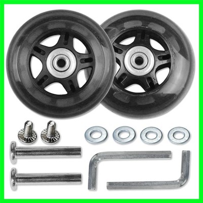 Heavy-Duty 80mm Suitcase Wheels with Complete Repair Tools - Easy Installation