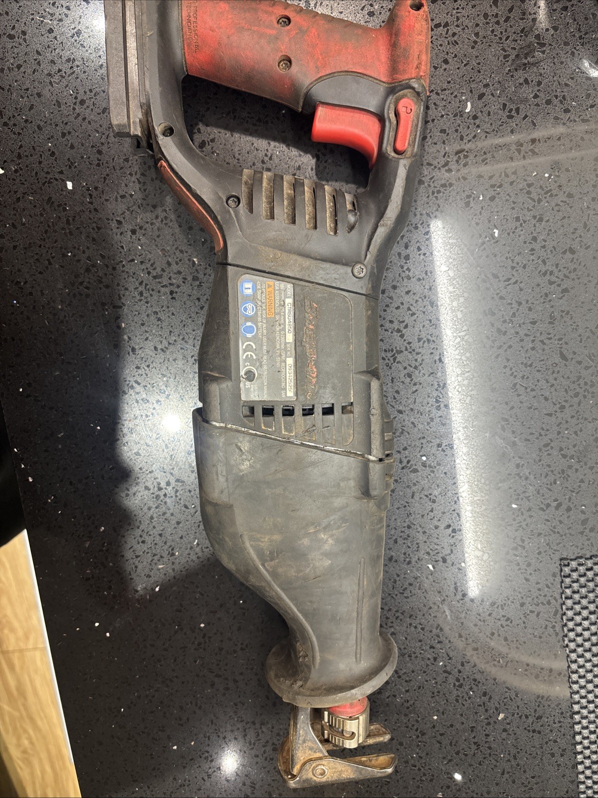 Snap On Tools Reciprocating Saw CTRSU4850 Faulty Spares Repair