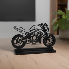 Decorazione 3D modello Kawasaki ER-6n - regalo per appassionati di moto