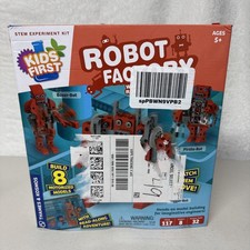 Kids First Robot Factory STEM Science Kit Build 8 Motorized Models Complete US6