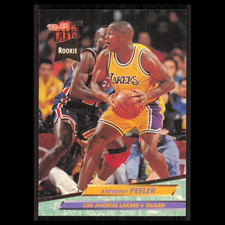 Anthony Peeler Rookie #289 1992 Fleer Ultra Los Angeles Lakers Basketball Card. rookie card picture