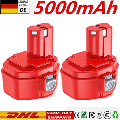 BONACELL 2X 5000mAh Akku Für Makita PA12 12V 1200 1220 1222 1233 1234 1235 192598-2 NI-MH