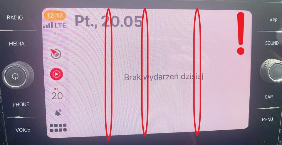 Display radio Volkswagen 5G6919605A VDO - Immagine 2 di 4