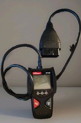 Hyper Tough HT100 Code Reader, 1996 & Newer OBD2 Vehicles, Free Fix & Part...
