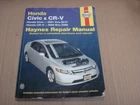 2001 thru 2010 Honda Civic, CR-V 2002 thru 2009 Repair Manual