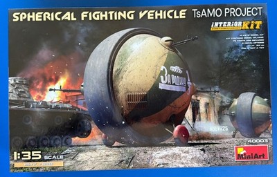 MINIART 40003 1/35 Spherical Fighting Vehicle ''TsAMO PROJECT'' INTERIOR KIT NEW