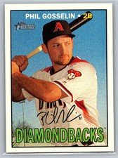 Phil Gosselin 2016 Topps Heritage Arizona Diamondbacks 537