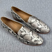 Madewell Snakeskin Patterned Women's Loafers 6