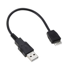 9pin USB Header to USB Cable USB 2.0 Type A Male to 9 Pin Male Motherboard Cable