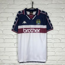 Retro Copy Manchester City 1997 1998 Away jersey vintage kappa Size XL men’s
