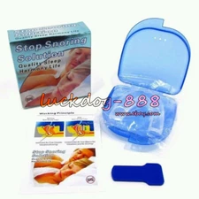 Stop Snoring Mouthpiece Apnea Aid Sleep Anti Snore Bruxism Grind MouthGuard