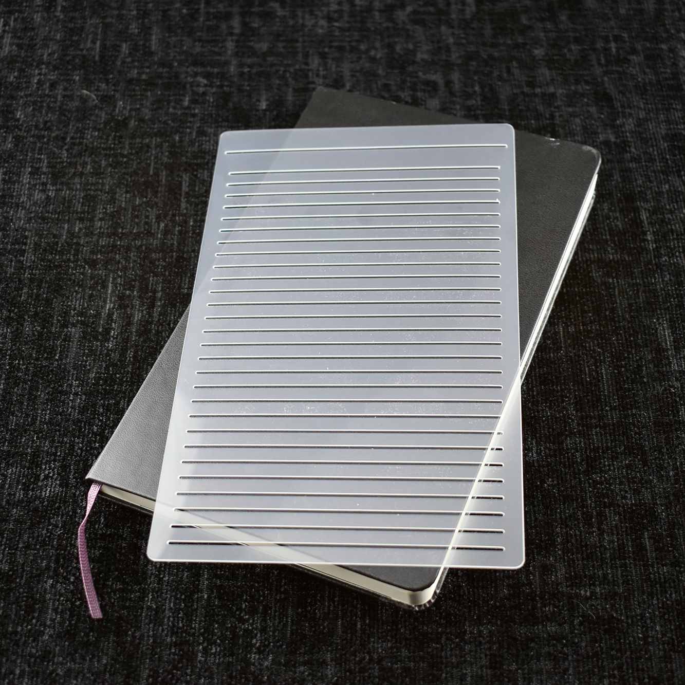 Notebook Stencil for A4 and A5 Journals - Lines - Reusable stencil-image