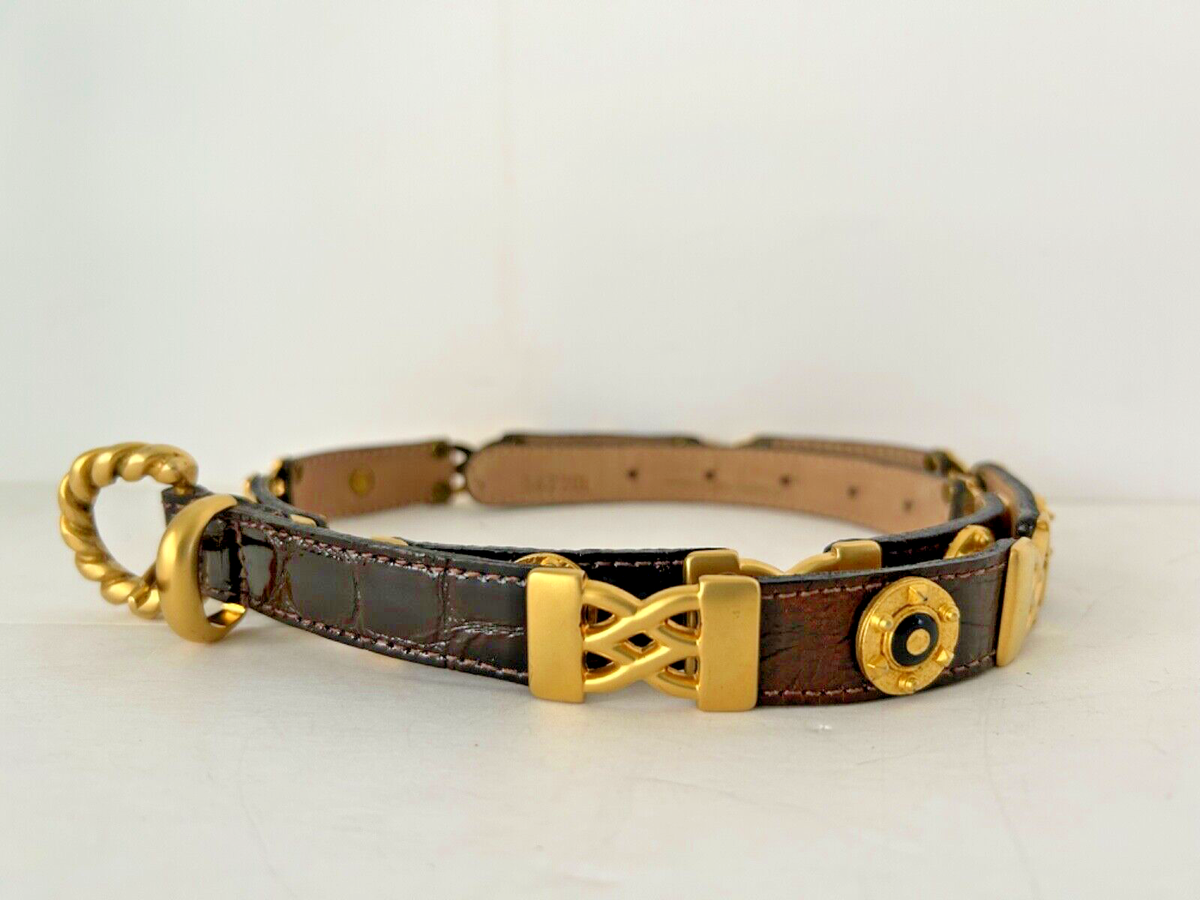 NWOT Street Ahead Brown Cognac Lee Belt Sz M Streets Ahead Chocolate Brown Belt - PapillonStyles main image 2