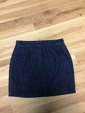 Old Navy Sz 2R Blue Denim Short Skirt 100 Cotton NICE