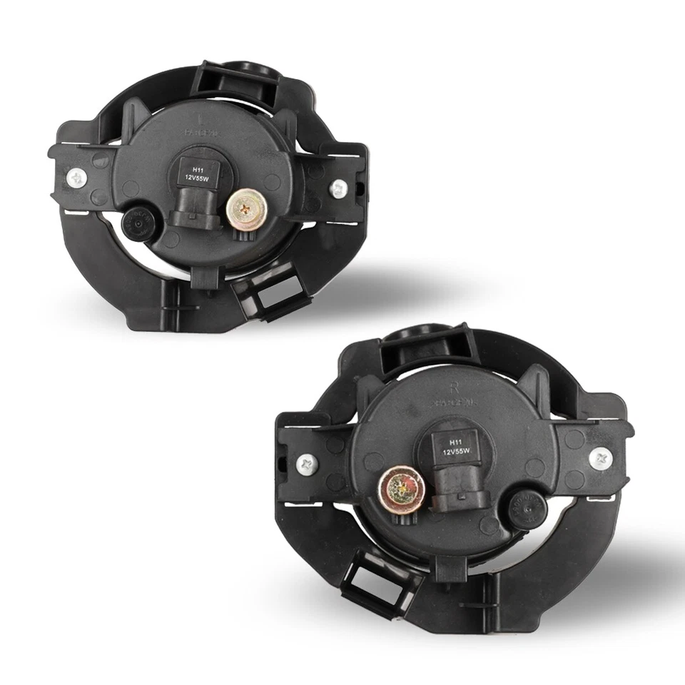 Fog Light PAIR For Nissan Rogue 2008-2010 Halogen Driving Bumper Lamp Clear Lens - Image 3 of 4