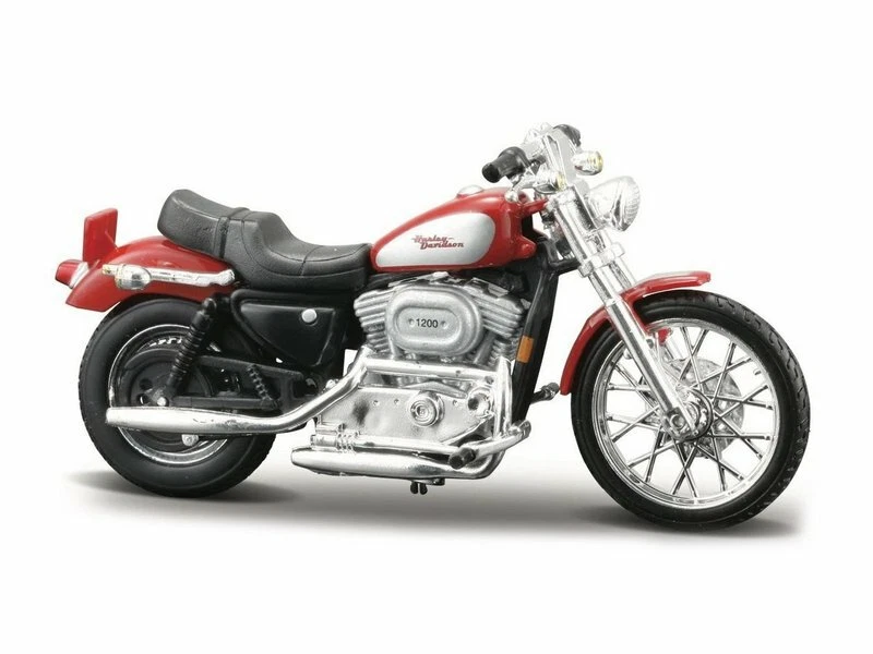 HARLEY DAVIDSON XL 1200C Sportster 2002 Red Maisto 1 24