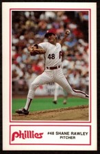 1985 Shane Rawley Philadelphia Phillies Card #15 Cigna ~ Police Dept Sportsmedia