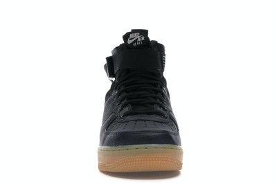 Size 9.5 - Nike SF Air Force 1 Mid Black Gum for sale online  display picture 1