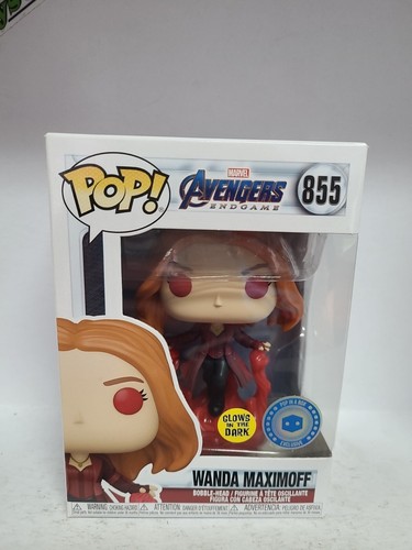 Funko Pop! Marvel Wanda Maximoff #855 (Brillant) ( Pop en Un Boite EXC ) Vinyle
