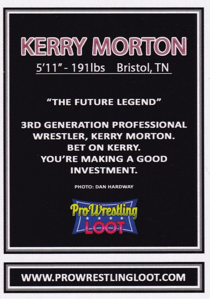 Kerry Morton Signed Pro Wrestling Trading Card Loot Exclusive Rookie Card RC NWA