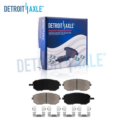 Front Ceramic Brake Pads w/Clips for 9-2X Baja Forester Impreza Legacy Outback