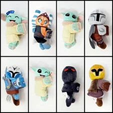 Star Wars The Mandalorian Cutie Cuff Plush Slap Band Bracelet : YOU CHOOSE!
