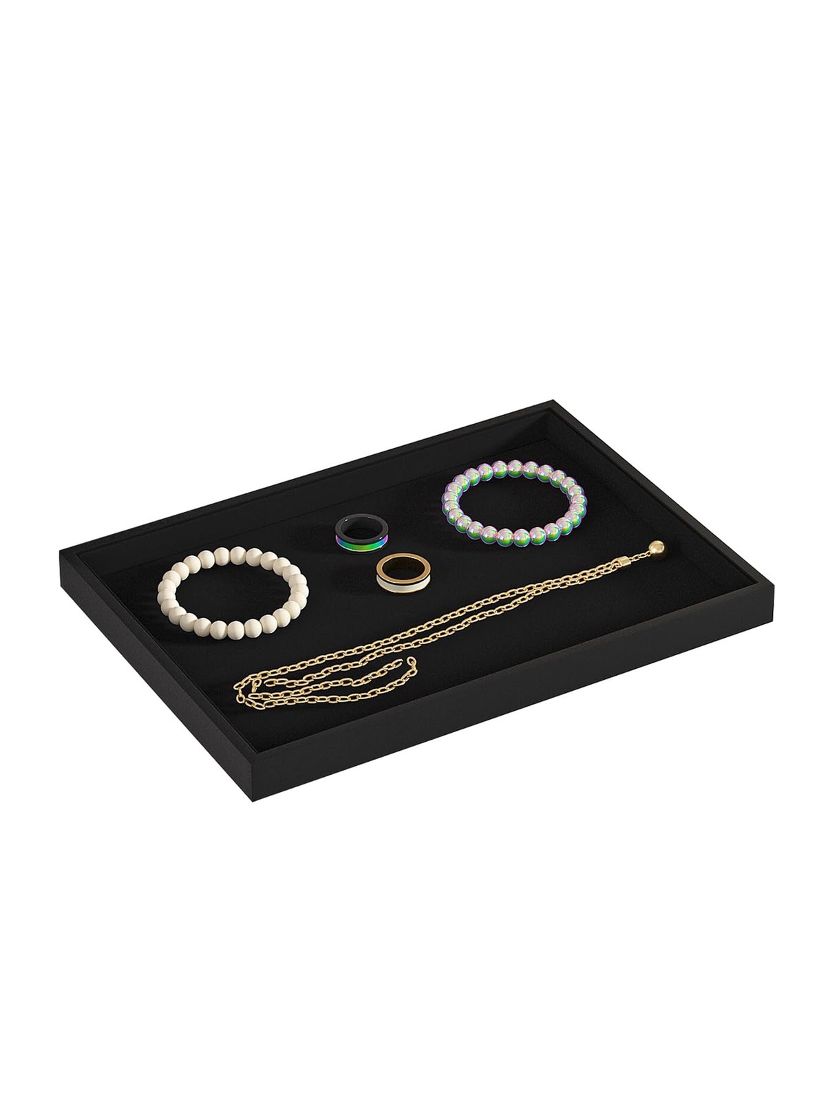 Drawer Jewelry Organizers And Storage,Velvet Bracelet And Ring Display Small ...