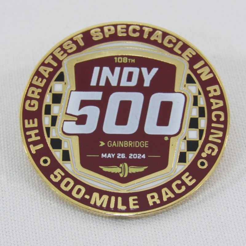2024 Indy 500 Lapel Pin 108TH Running Greatest Spectacle In Racing 500 Mile Race