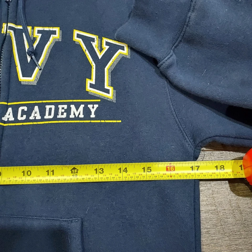 JanSport US Navy Sudadera con Capucha Adulto Xpequeña Militar Azul Bolsillos Delanteros Foto 4 de 4