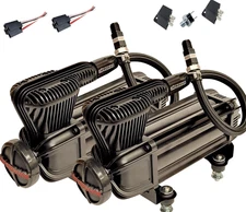 airmaxxx X-Series Air Compressor Black Dual Pack & 150/180 On/Off PSI Switch