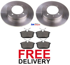 FOR PROTON IMPIAN 1.6 (2001-2008) REAR 2 BRAKE DISCS AND PADS SET * BRAND NEW *