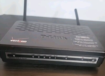 D-Link Verizon DSL-2750B  4-Port Wireless Router