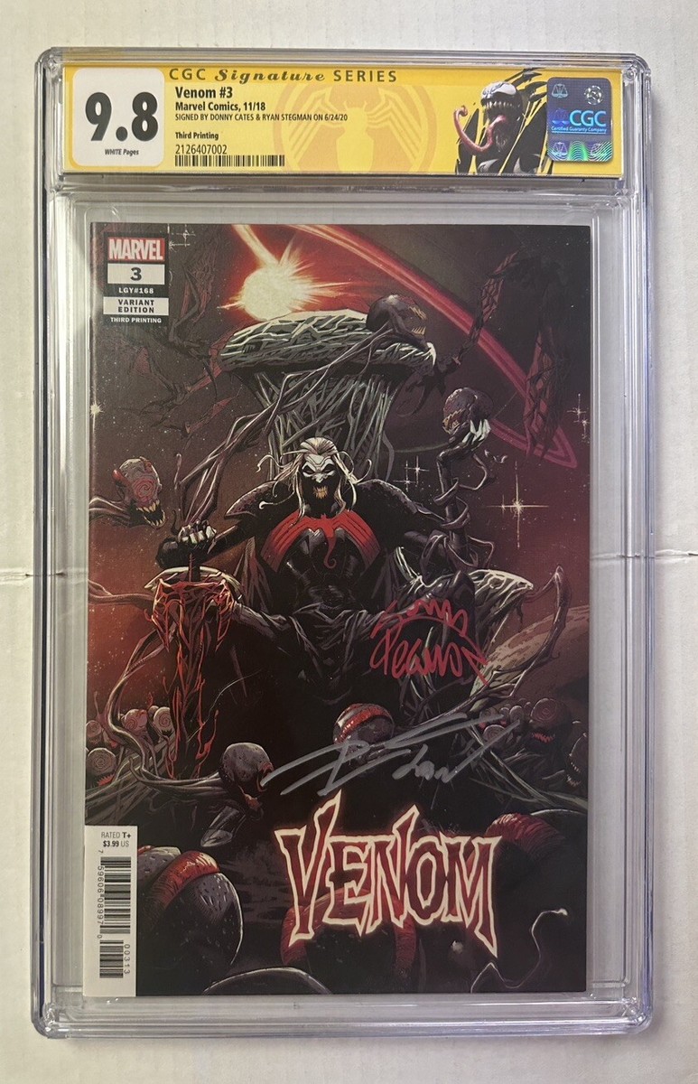 洋書 Venom #3 3rd Printing CGC 9.8 Venom #3 CGC 9.8 2018 3rd Print SS Donny Cates Ryan Stegman