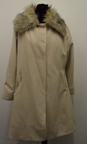 JT1117 AWEAR WOMEN'S BEIGE CREAM COAT 