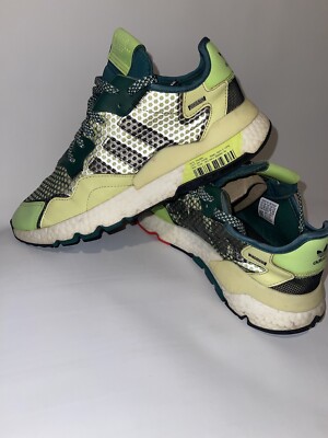 Adidas Nite Jogger Sneakers Green/White 3M Reflective EF5406